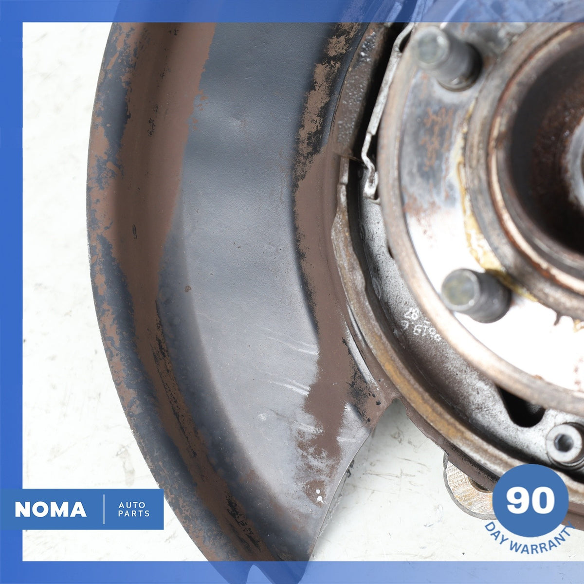 10-12 Land Rover Range Rover L322 Rear Left Spindle Knuckle Hub w/ Shield OEM - photo 6