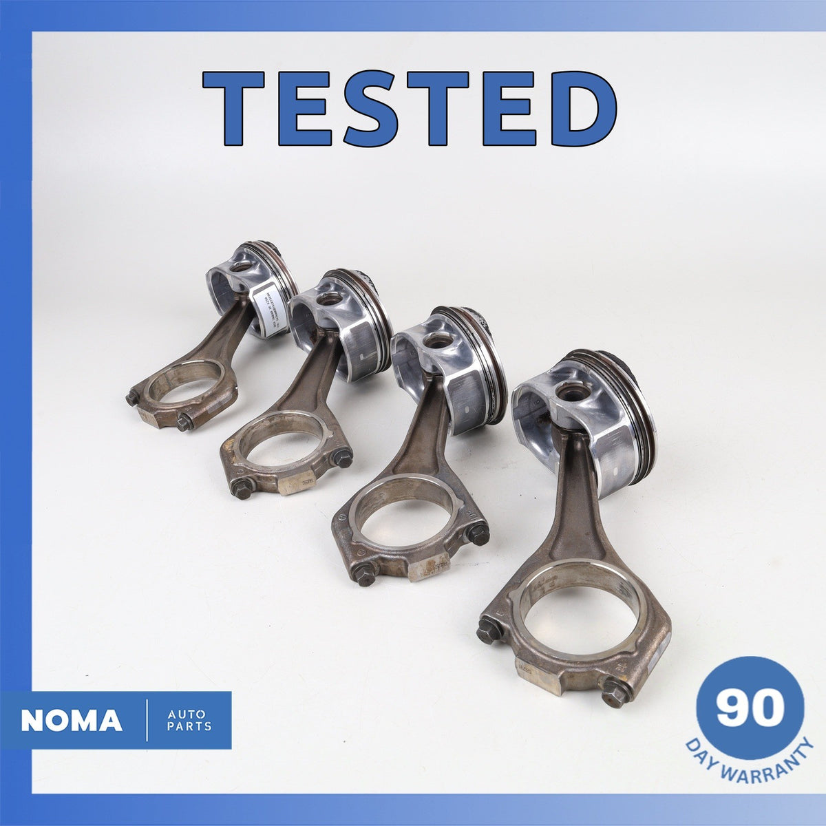 10-15 Jaguar X250 XF 5.0L N/A AJ133 V8 Engine Piston Connecting Rod Set OEM - photo 1