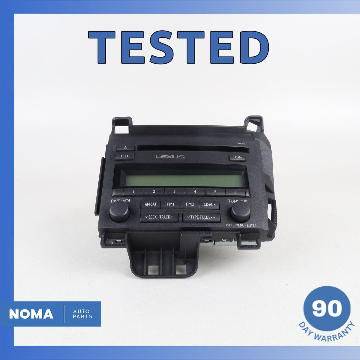 14-17 Lexus ZWA10 CT200h Dashboard AM FM CD Radio Player Receiver 8612076051 OEM - photo 1
