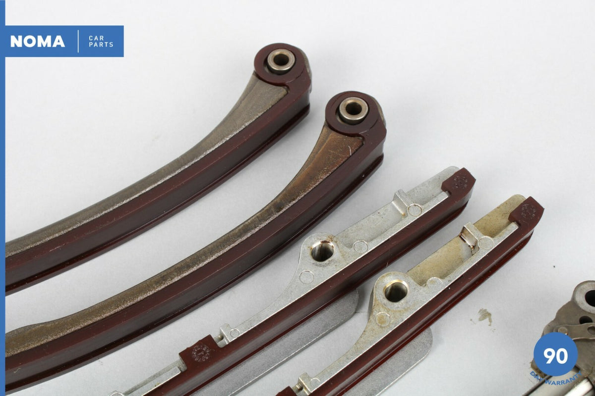 04-09 Jaguar XJ8 VDP X350 Timing Chain Tensioner Blade w/ Guide Rail Set OEM - photo 2
