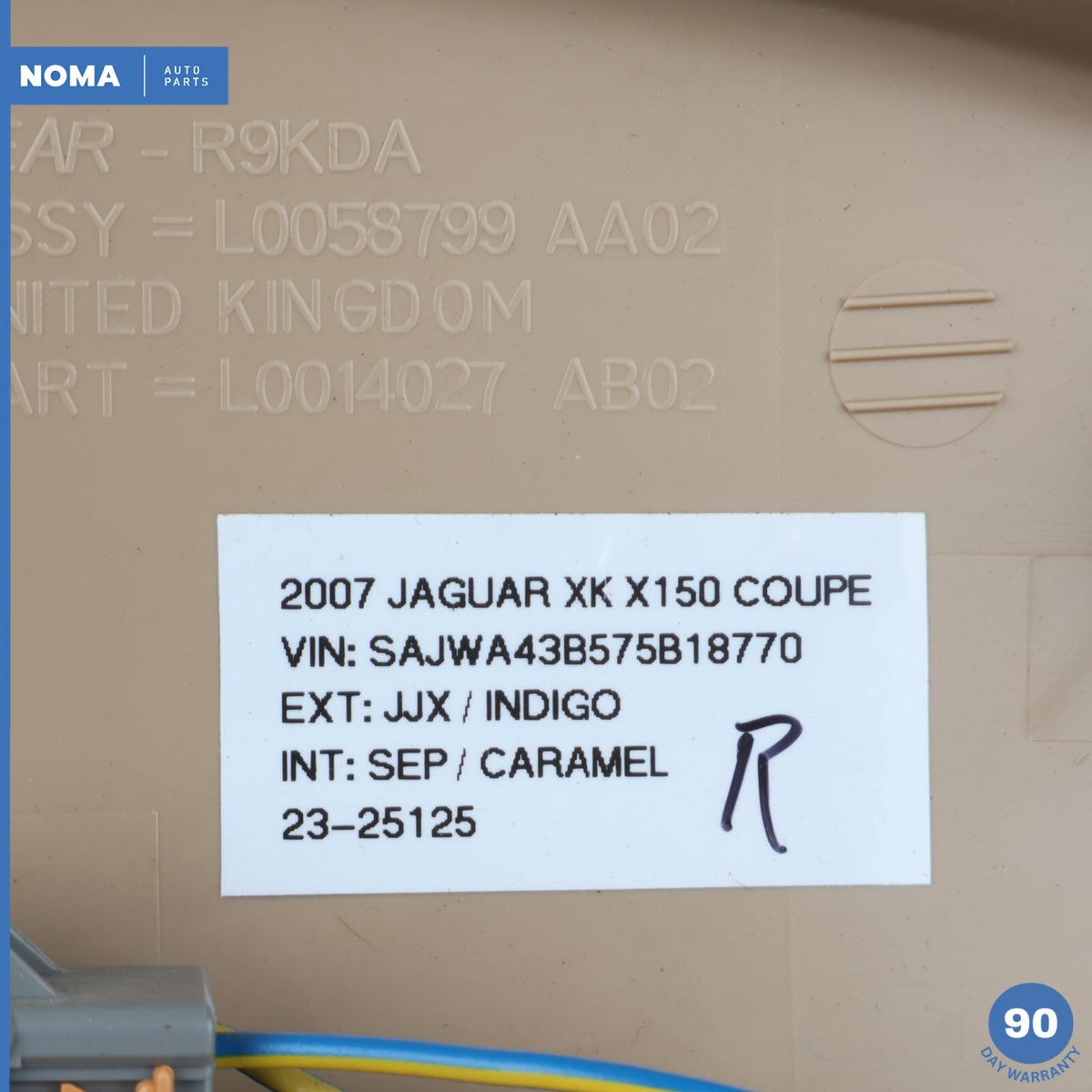 07-09 Jaguar XK XKR X150 Front Right Passenger Side Seat Mechanism Cover SEP OEM - photo 12