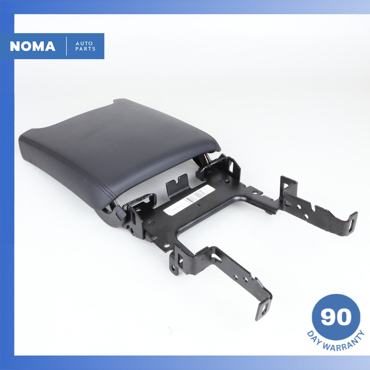 10-19 Jaguar X351 XJ XJR Center Console Armrest Lid Trim w/ Bracket Black OEM - photo 7