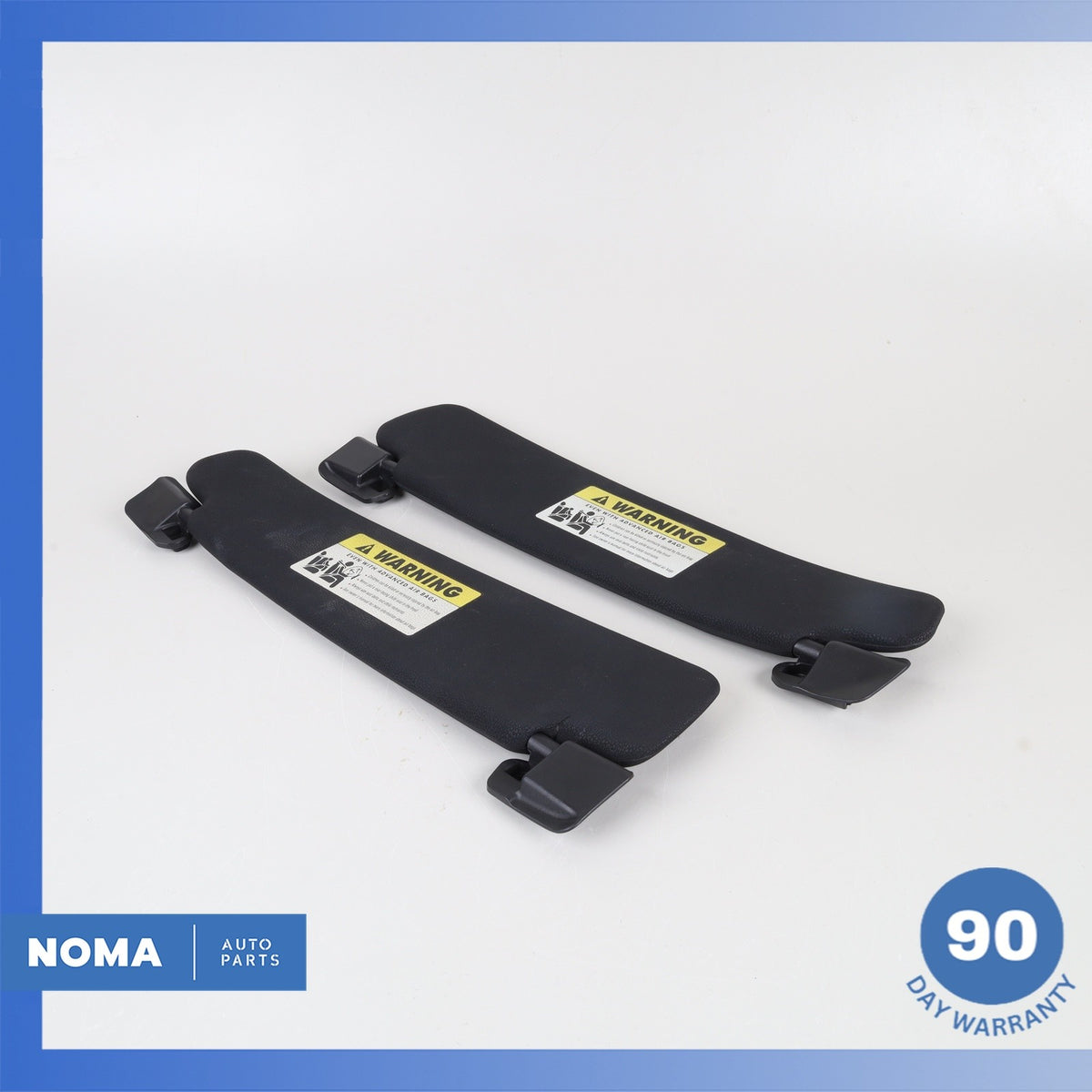 03-08 BMW E85 Z4 Left & Right Side Sunvisor sun Visor Set Black OEM - photo 8