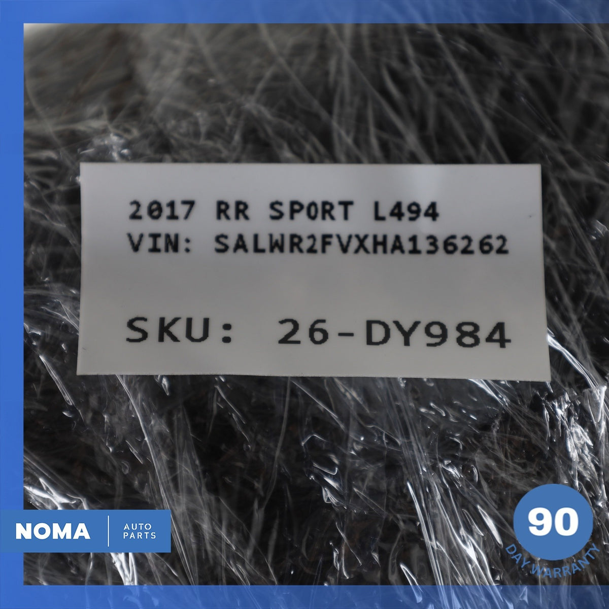 14-22 LR Range Rover Sport L494 Rear Left Upper Window Weatherstrip Seal OEM - photo 19