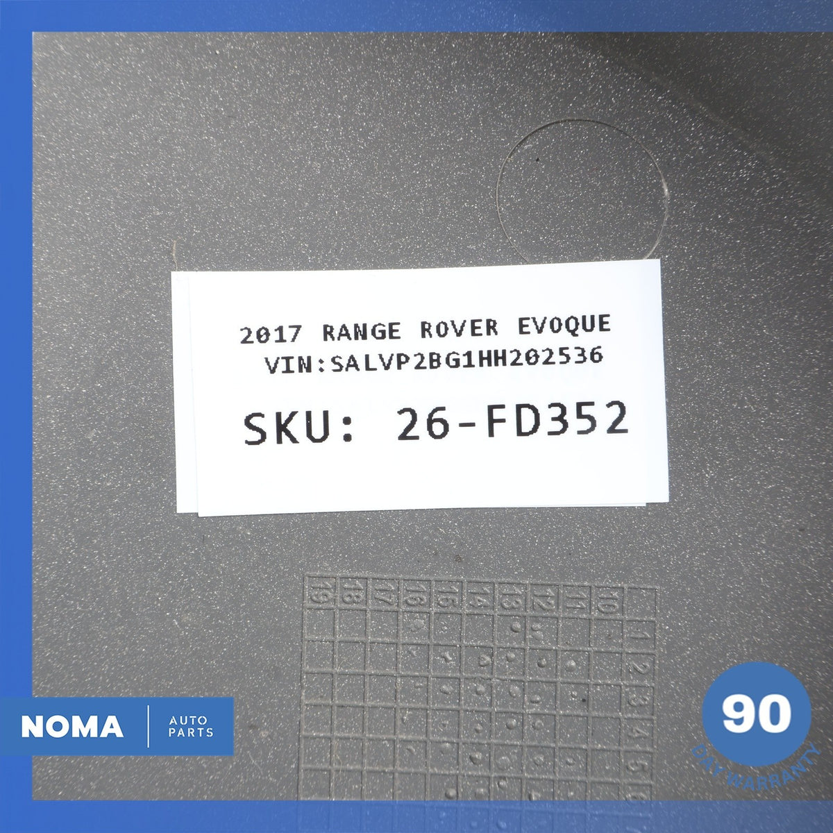 12-19 LR Range Rover Evoque L538 Rear Right Bumper Cover Panel Gray OEM - photo 11