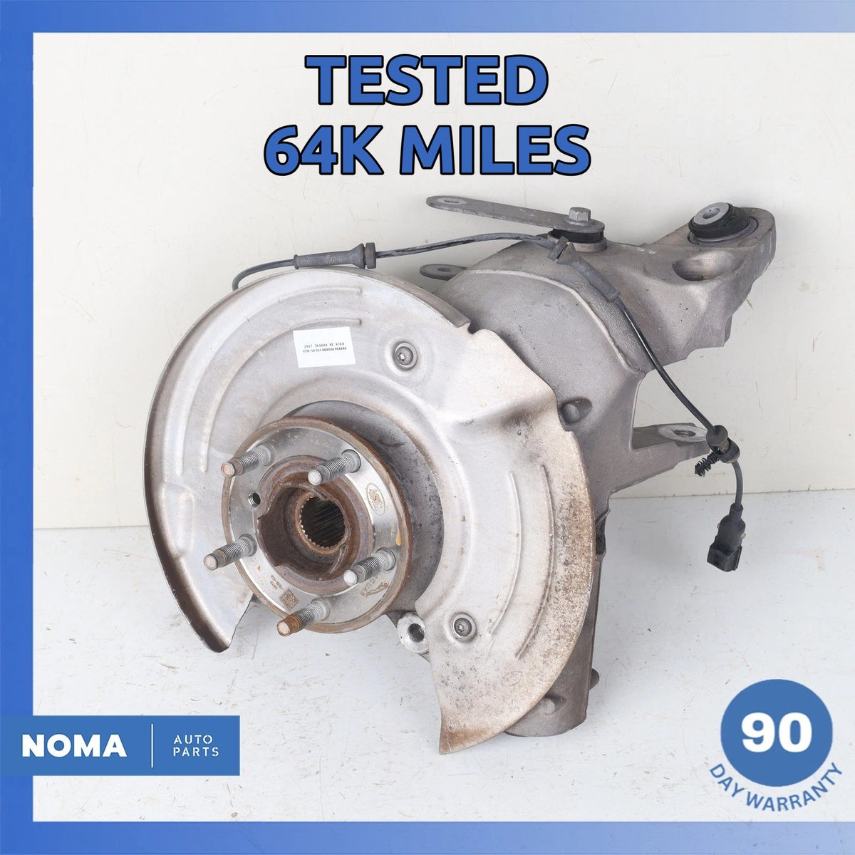 16-20 Jaguar X760 XE XF Rear Right Side Spindle Knuckle Hub w/ Shield OEM 64k - photo 1