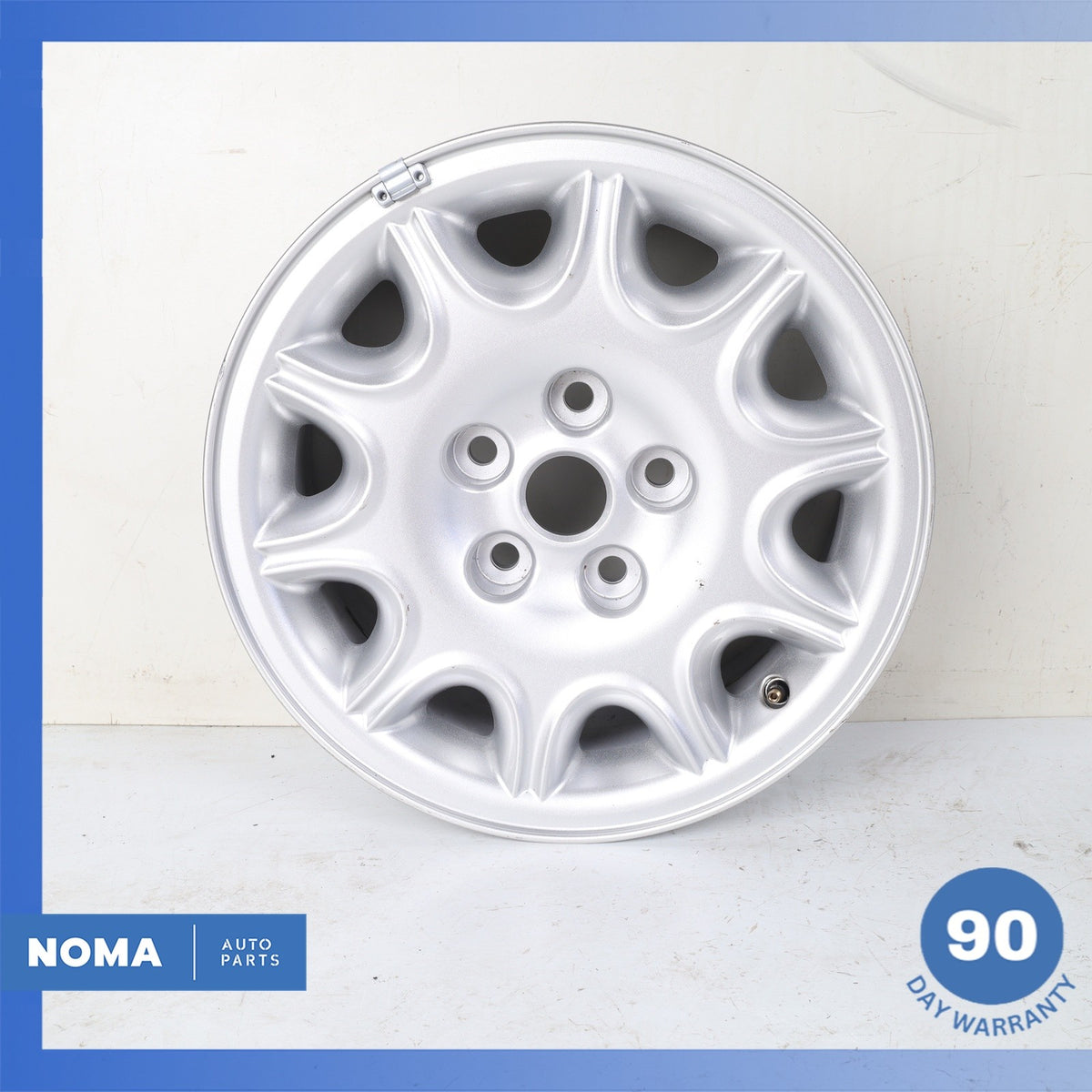 98-03 Jaguar X308 XJ8 Starburst 7 x R16 16" Wheel Rim Silver MNC6113AA OEM - photo 1