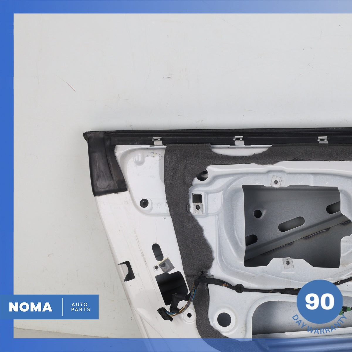 03-08 BMW E85 E86 Z4 Left Driver Side Door Shell Panel White OEM - photo 9