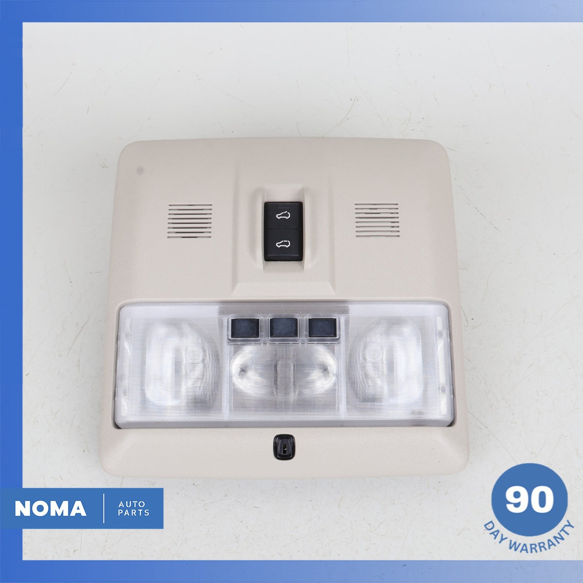 05-16 Land Rover L319 LR4 LR3 Front Overhead Interior Dome Light Lamp Beige OEM - photo 2