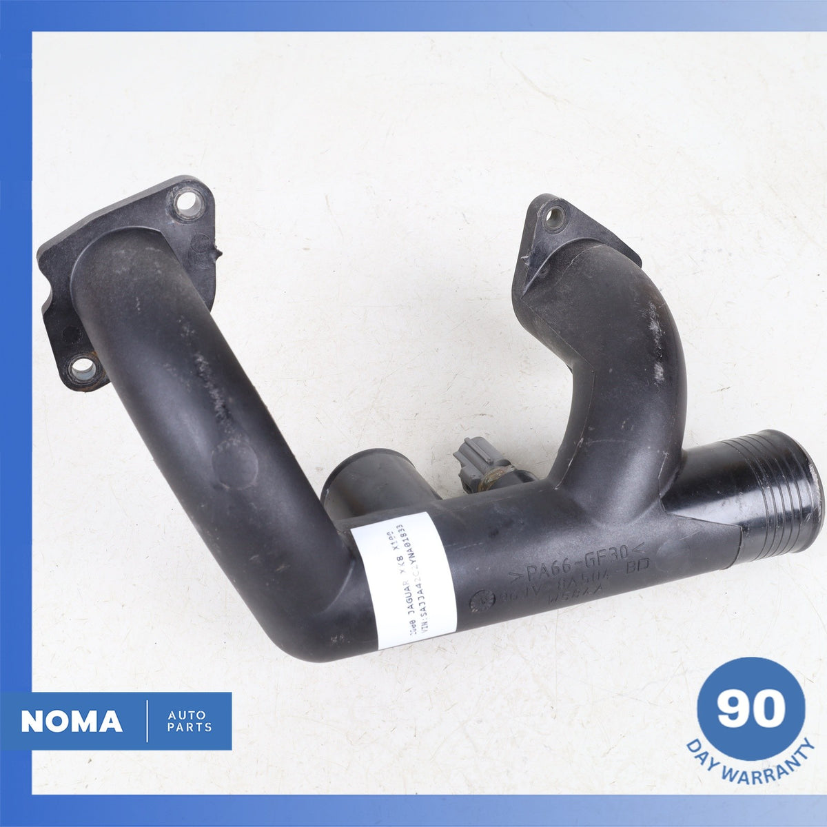 97-03 Jaguar X100 XK8 Thermostat Housing Water Outlet Pipe 96JV8A504BD OEM - photo 5