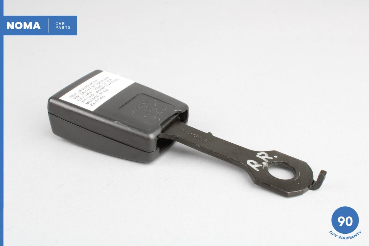 07-09 Jaguar XKR XK X150 Rear Right or Left Side Seat Belt Buckle Black LEG OEM - photo 4