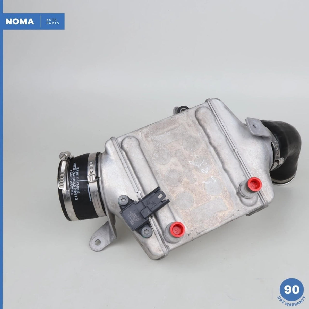08-19 BMW F02 750i 650i 550i X6 4.4L V8 Left Side Turbocharger Intercooler OEM - photo 8