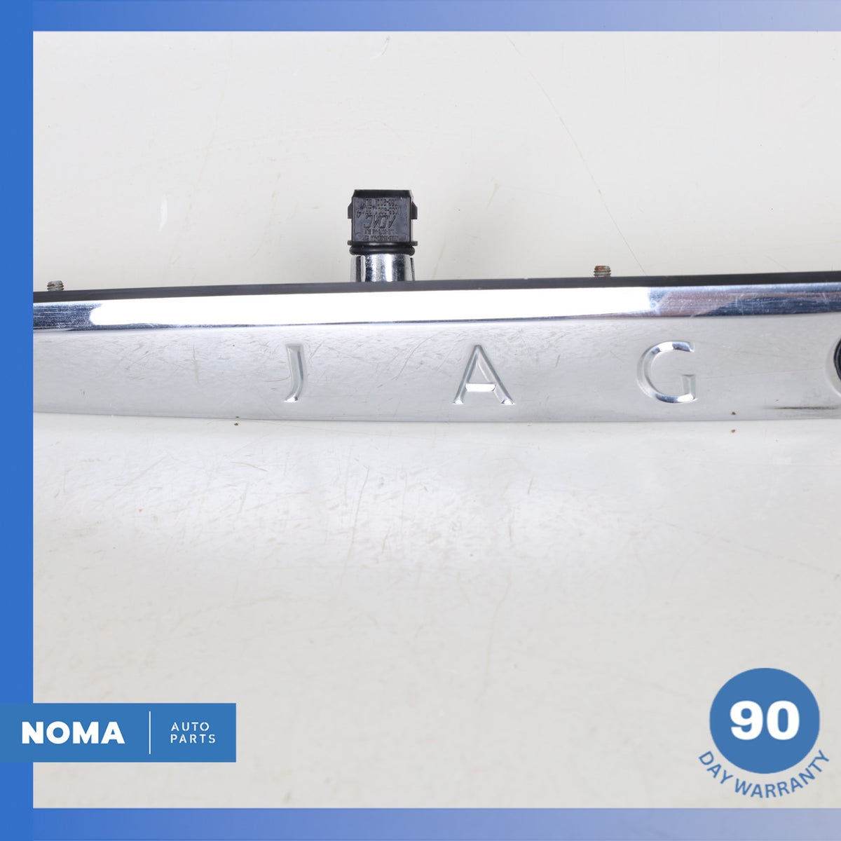 00-06 Jaguar X100 XKR Rear Trunk Bezel License Plate Light Lamp Trim Chrome OEM - photo 5