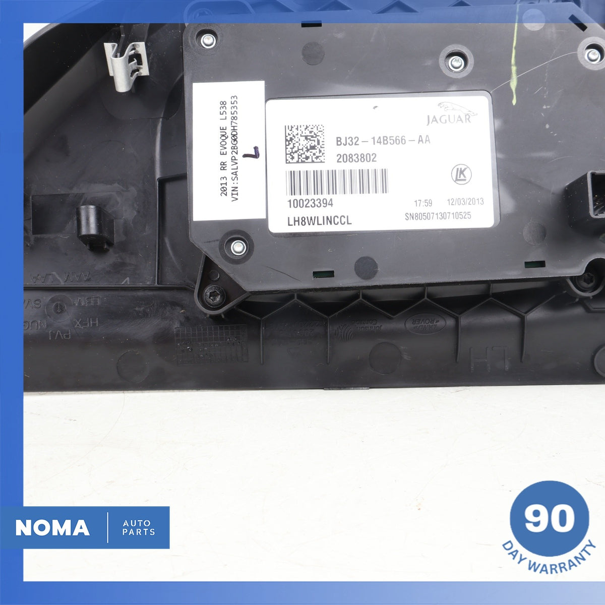 12-19 Range Rover Evoque L538 Front Left Seat Adjustment Switch w/Trim OEM - photo 12