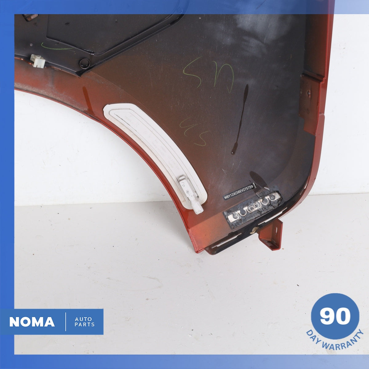 14-21 BMW i3 I01 Hybrid Rear Right Passenger Side Quarter Panel Orange OEM 78k - photo 19