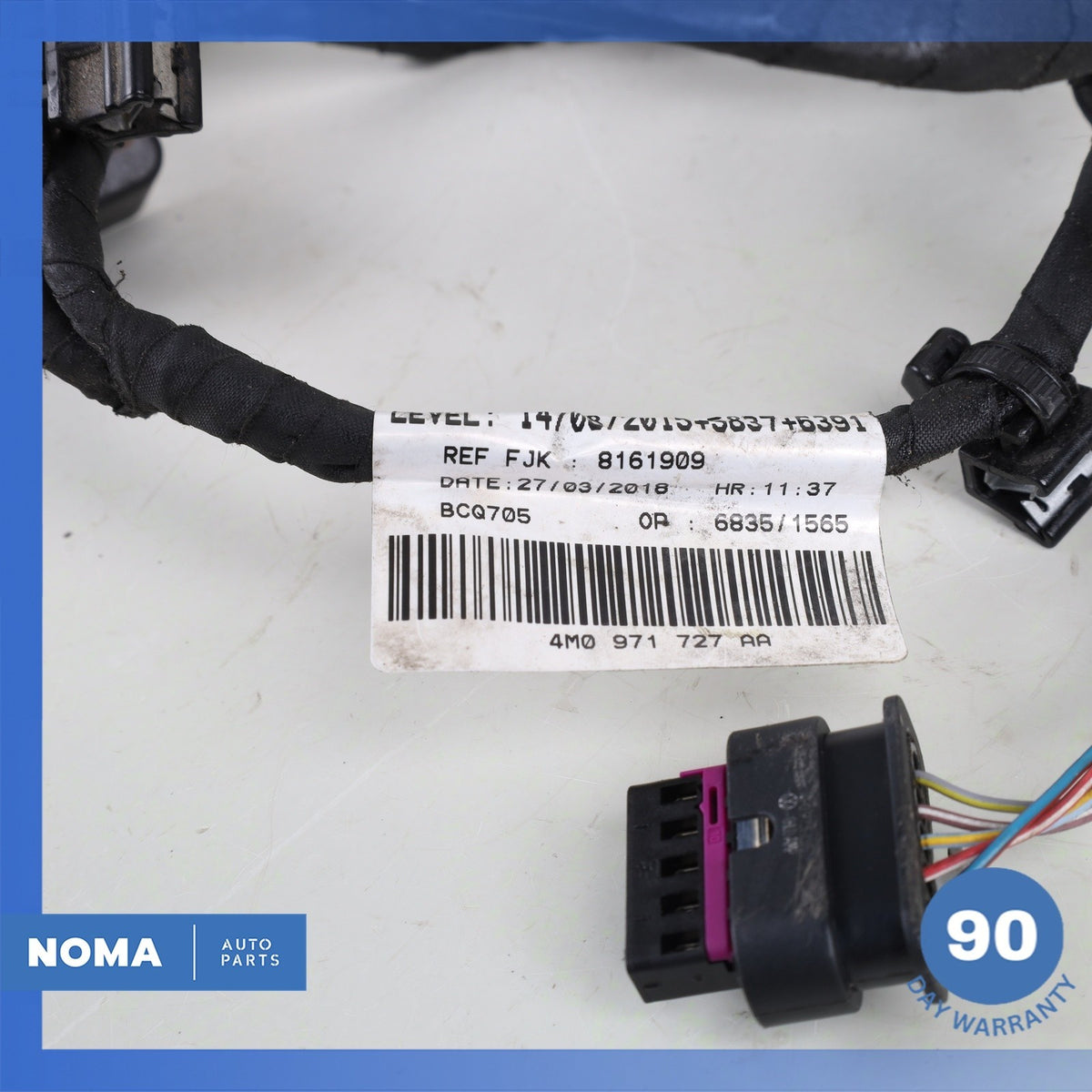 17-19 Audi 4M Q7 3.0L Fuel Gas Control Module w/ Wire Harness OEM - photo 13