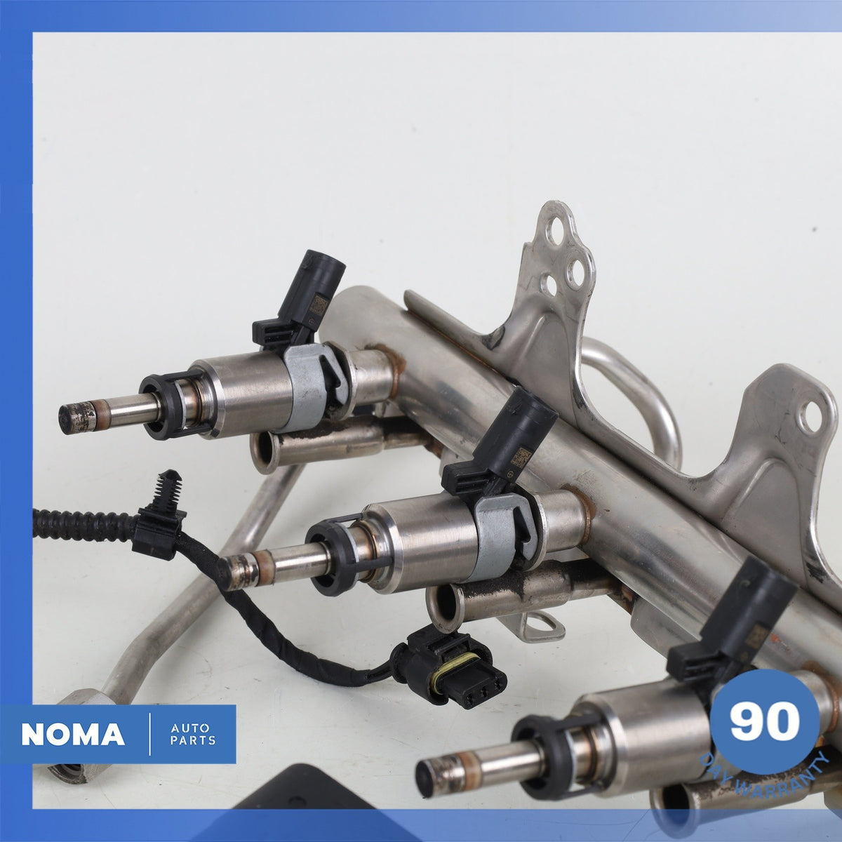10-18 Audi 8U Q3 Q5 A4 A5 TT 2.0L Fuel Gas Rail w/ Injectors 06J133317M OEM - photo 15