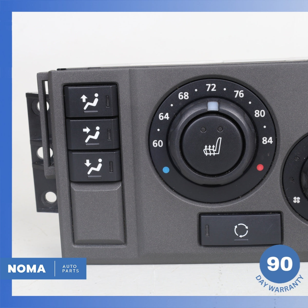 06-09 LR Range Rover Sport L320 Dashboard Climate Control Temperature Switch OEM - photo 5