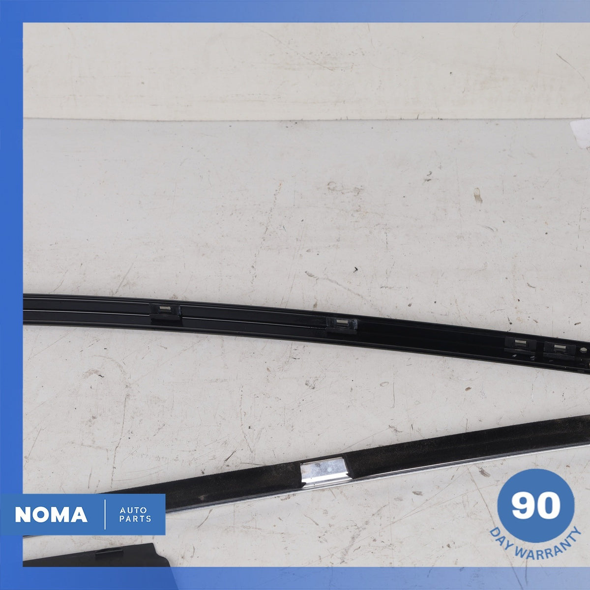 04-09 Jaguar X358 XJ8 XJR Rear Left Driver Door Top Exterior Molding Set OEM - photo 9