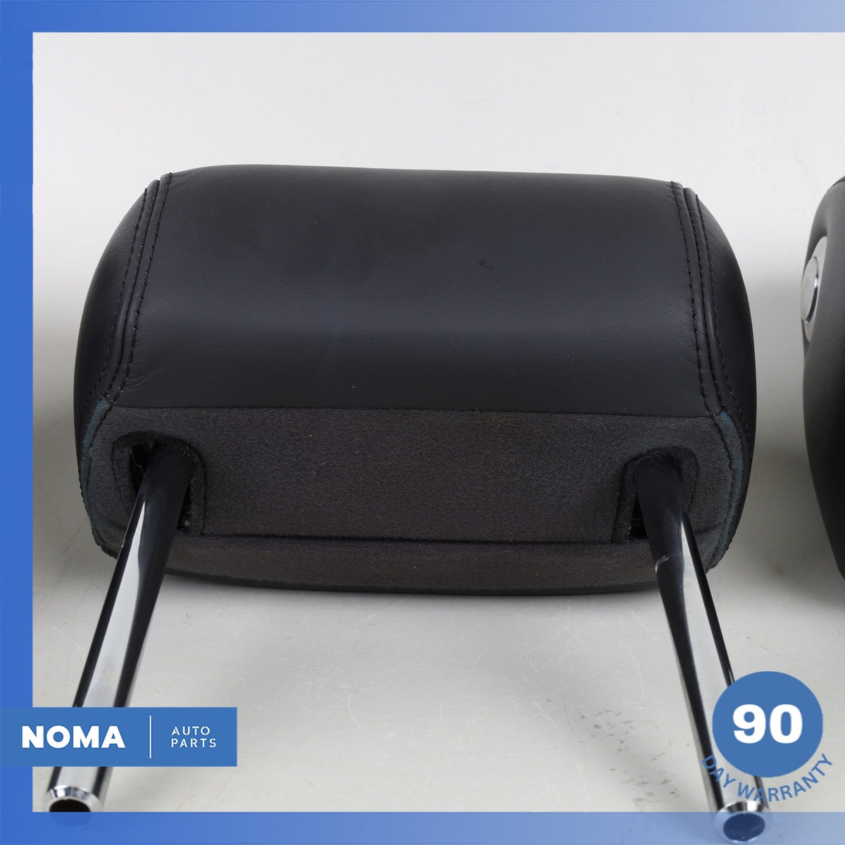 10-15 Jaguar X351 XJ XJR Rear Seat Headrest Head Rest Set Black OEM - photo 4