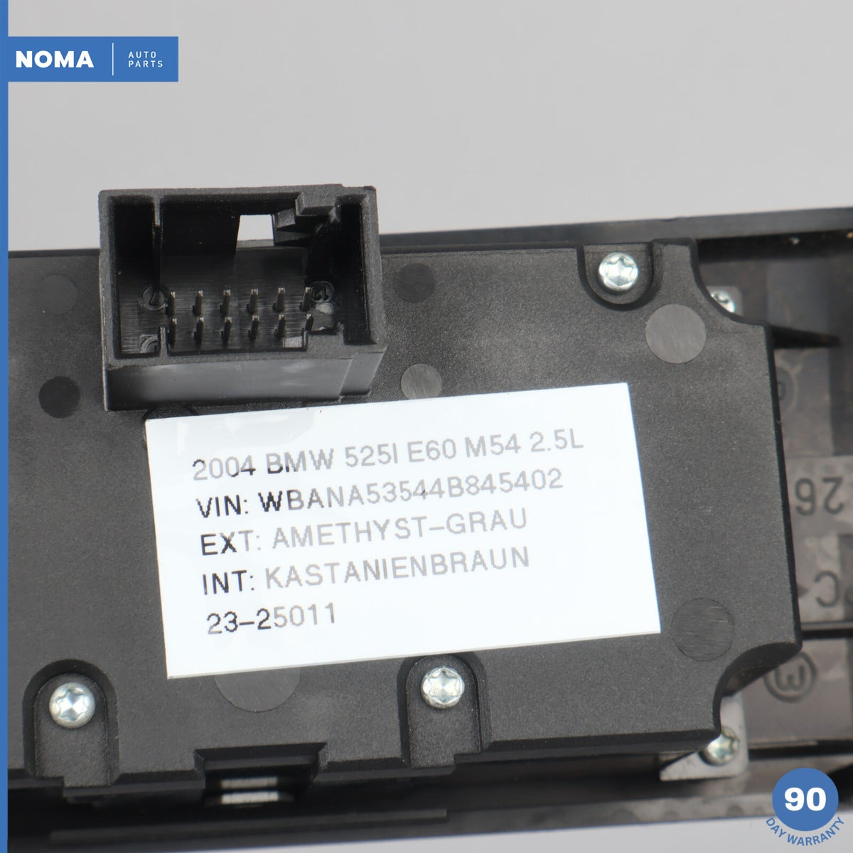 04-05 BMW 525i E60 Dash Dashboard Headlight Fog Light Lamp Control Switch OEM - photo 13