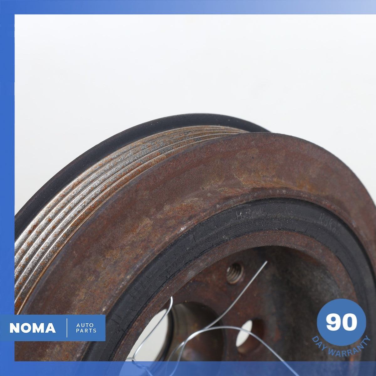 03-10 Jaguar X358 XJ8 4.2L NA Harmonic Balancer Crankshaft Pulley 2W936316DD OEM - photo 2