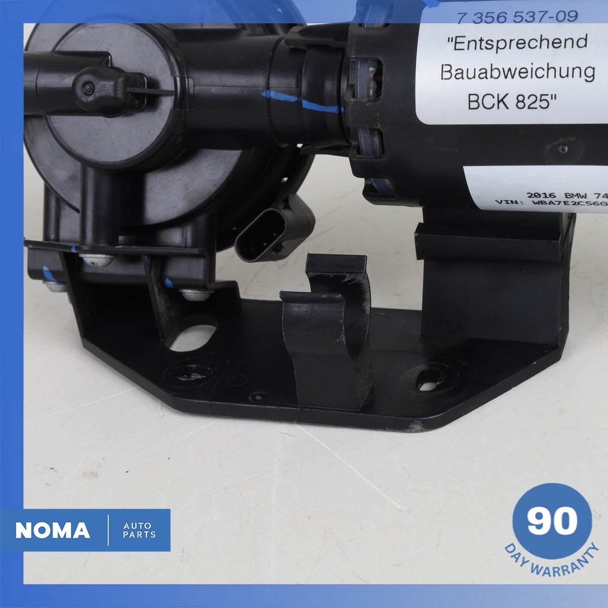 BMW G12 740i Fuel Gas Leak Detection Pump w/ Breather Hose OEM 76k - photo 5