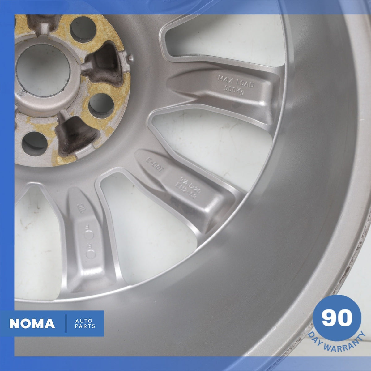 14-22 LR Range Rover Sport L494 Silver Sparkle 9.5 x R20 20" Wheel Rim OEM - photo 13