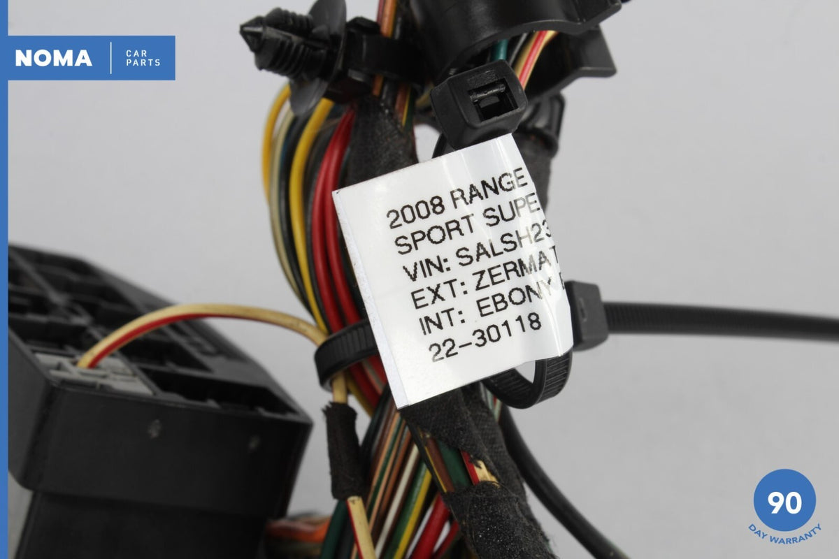 08-09 Range Rover Sport L320 Front Left Driver Side Seat Wire Harness OEM - photo 16