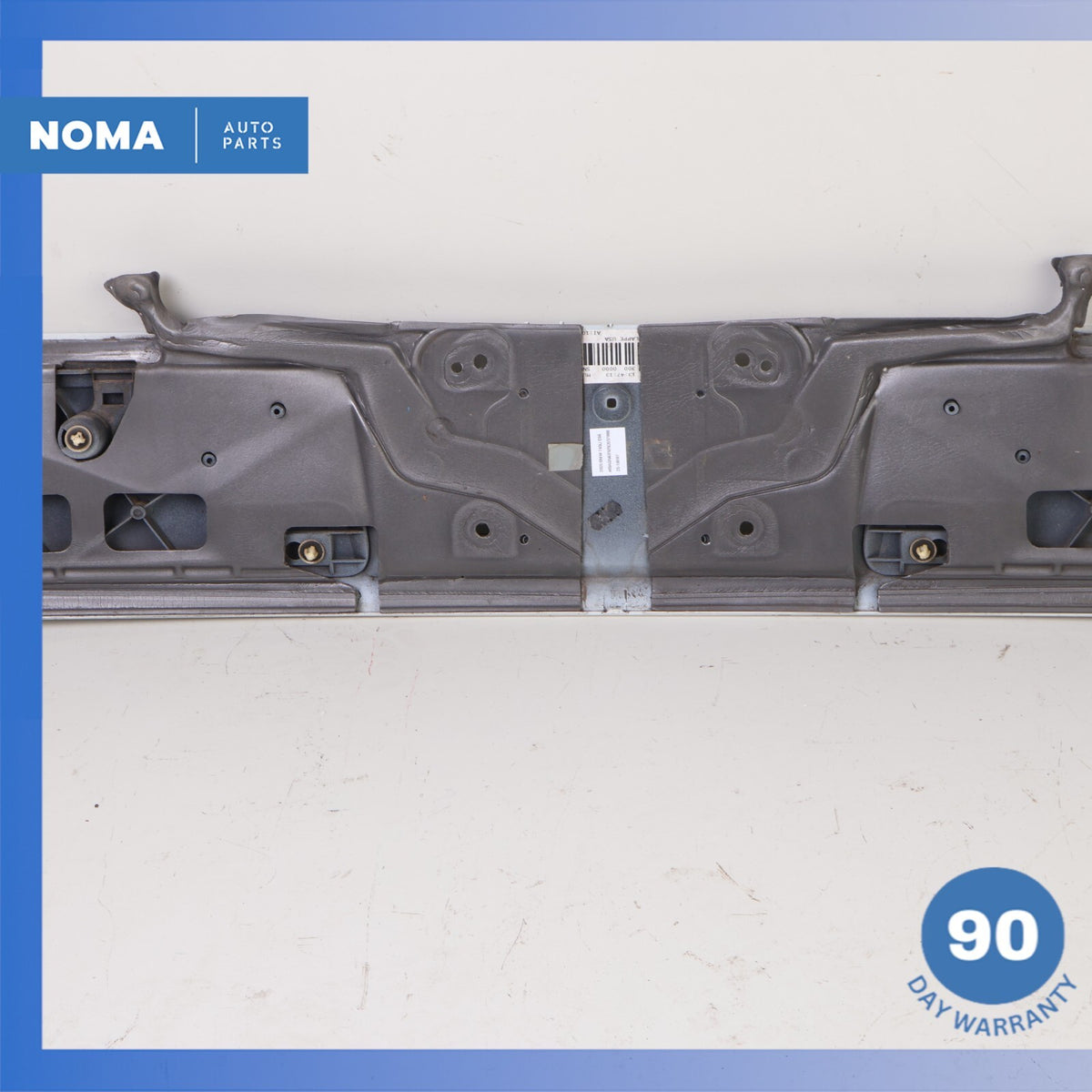 02-05 BMW E66 745Li Rear Trunk Lid License Plate Trim Panel White OEM - photo 10