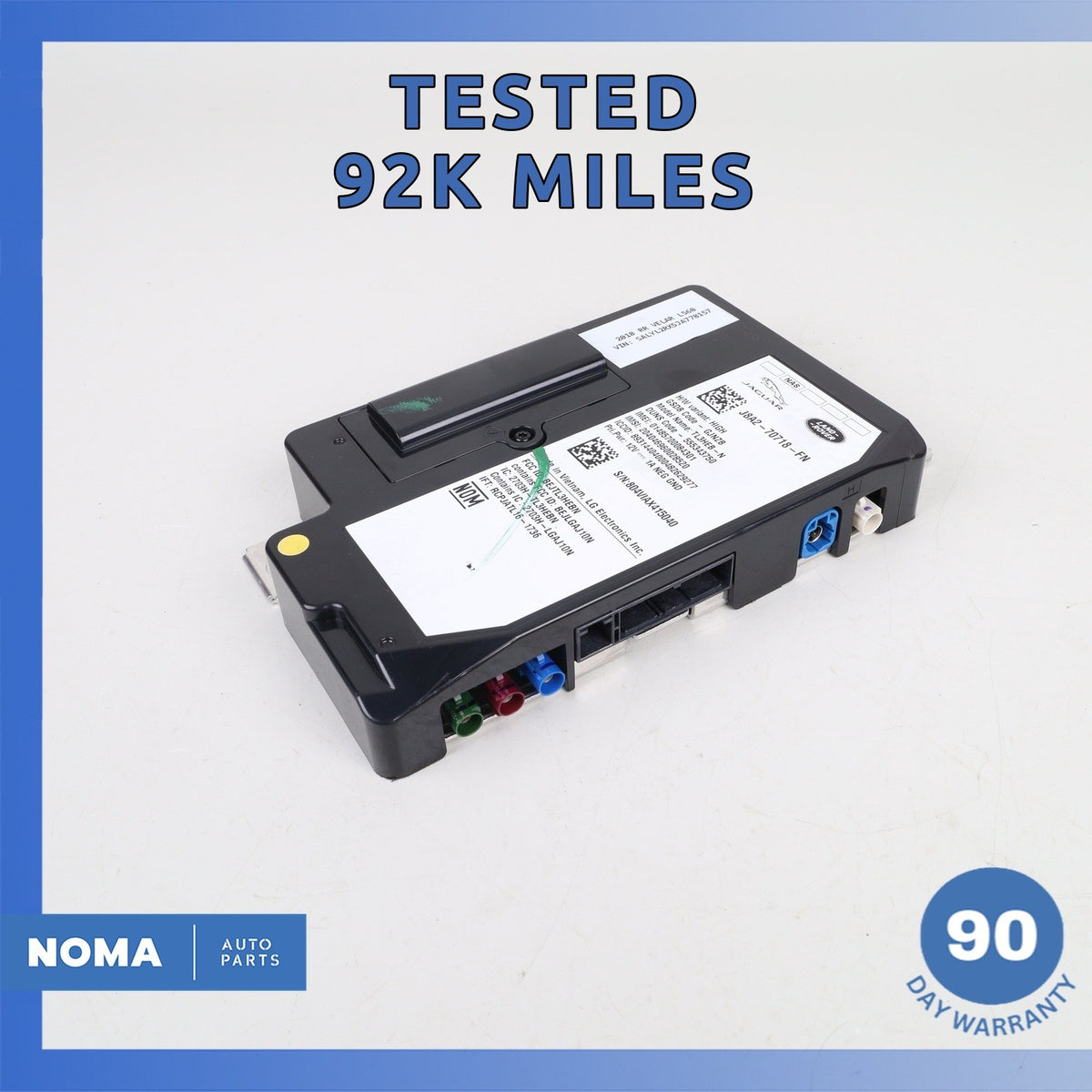 18-23 Range Rover L560 Velar X760 XE Telematics Communication Module OEM 92k - photo 1
