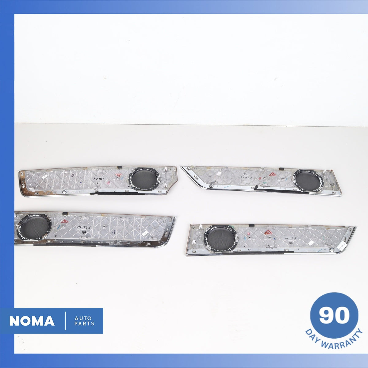 10-19 Jaguar X351 XJ SWB Front & Rear Side Door Interior Molding Set OEM - photo 14