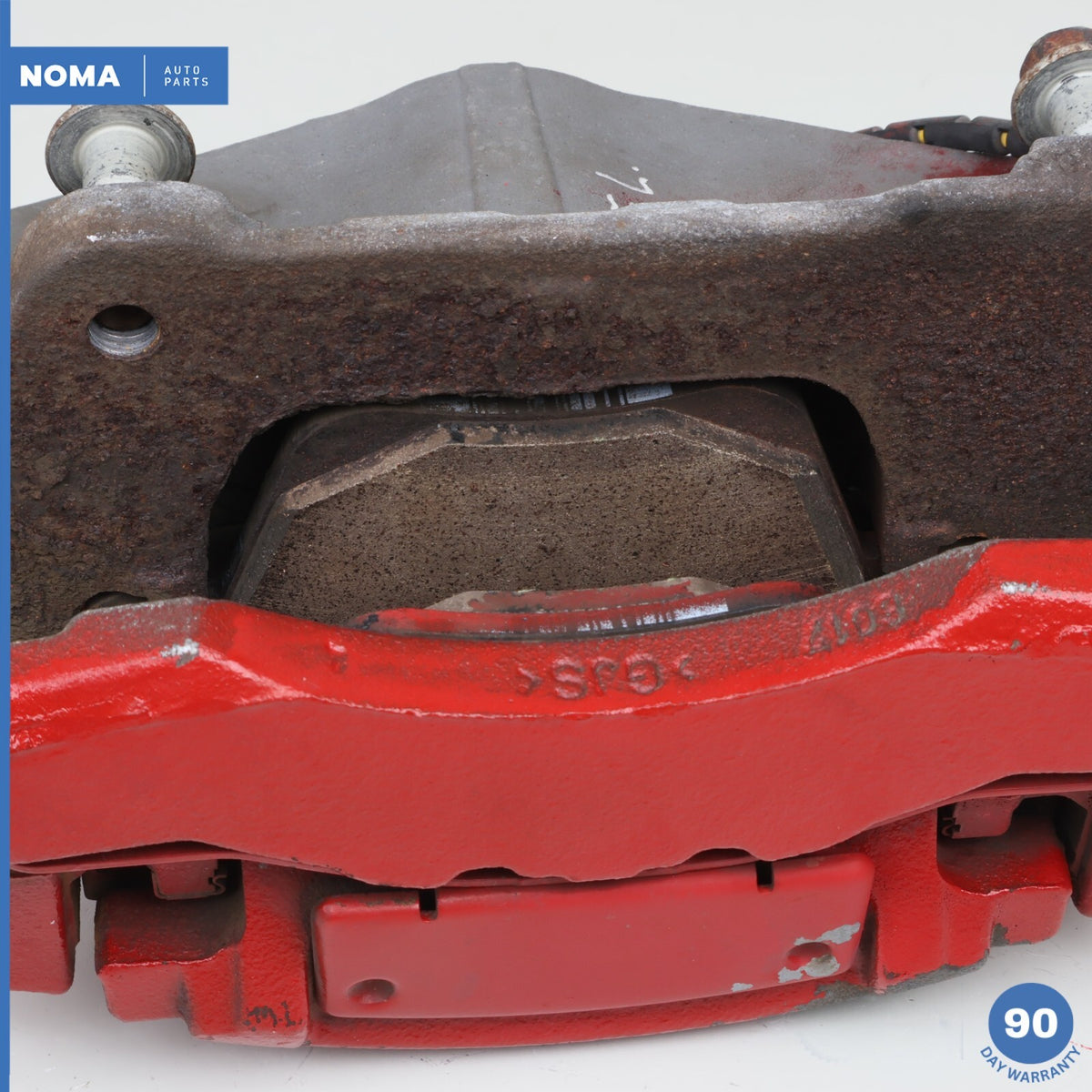 10-19 Jaguar XJ XF XK 3.0L SC 5.0L NA AWD Front Left Side Brake Caliper Red OEM - photo 12