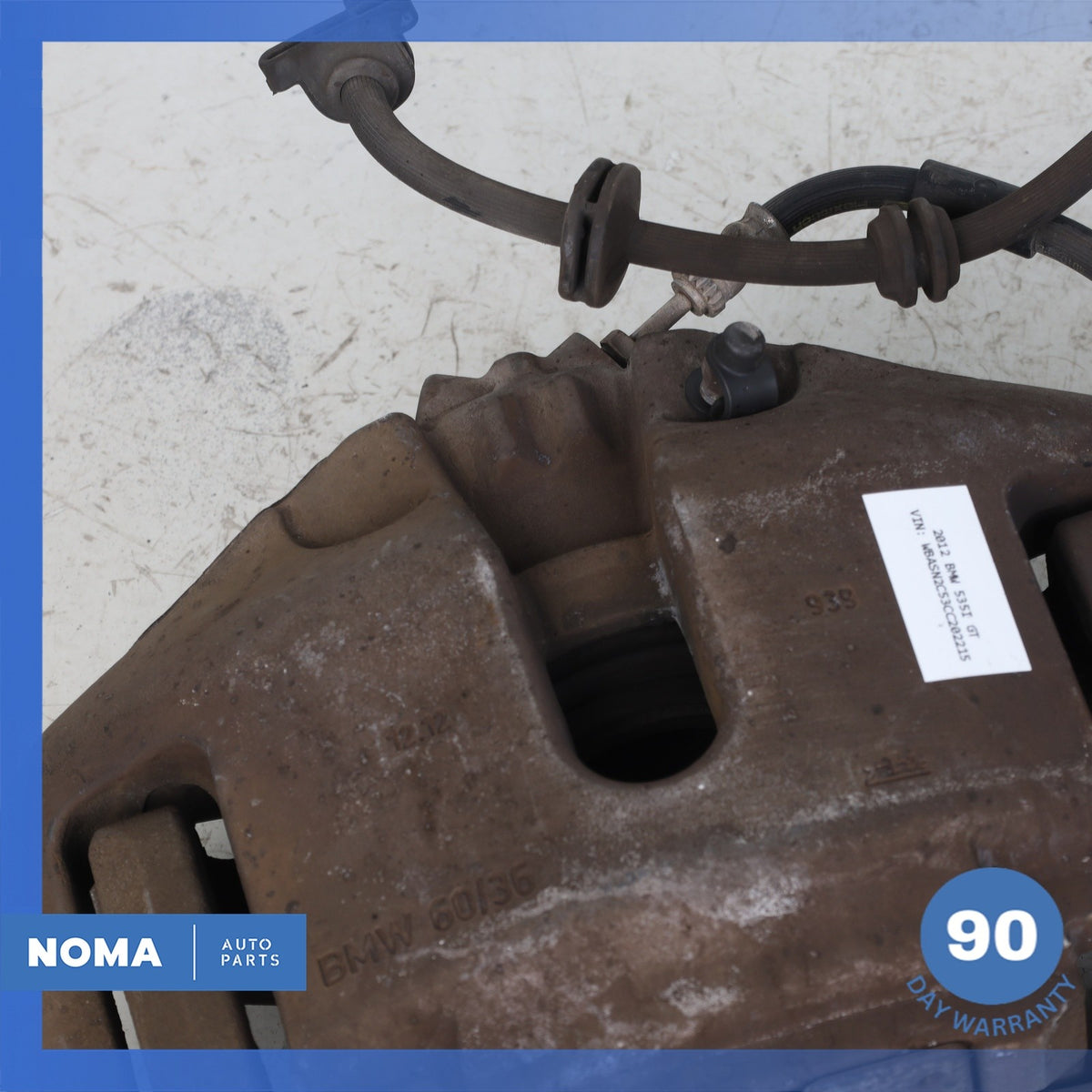 09-17 BMW F07 535i GT 750i 650i Front Left & Right Brake Calipers Set of 2 OEM - photo 9