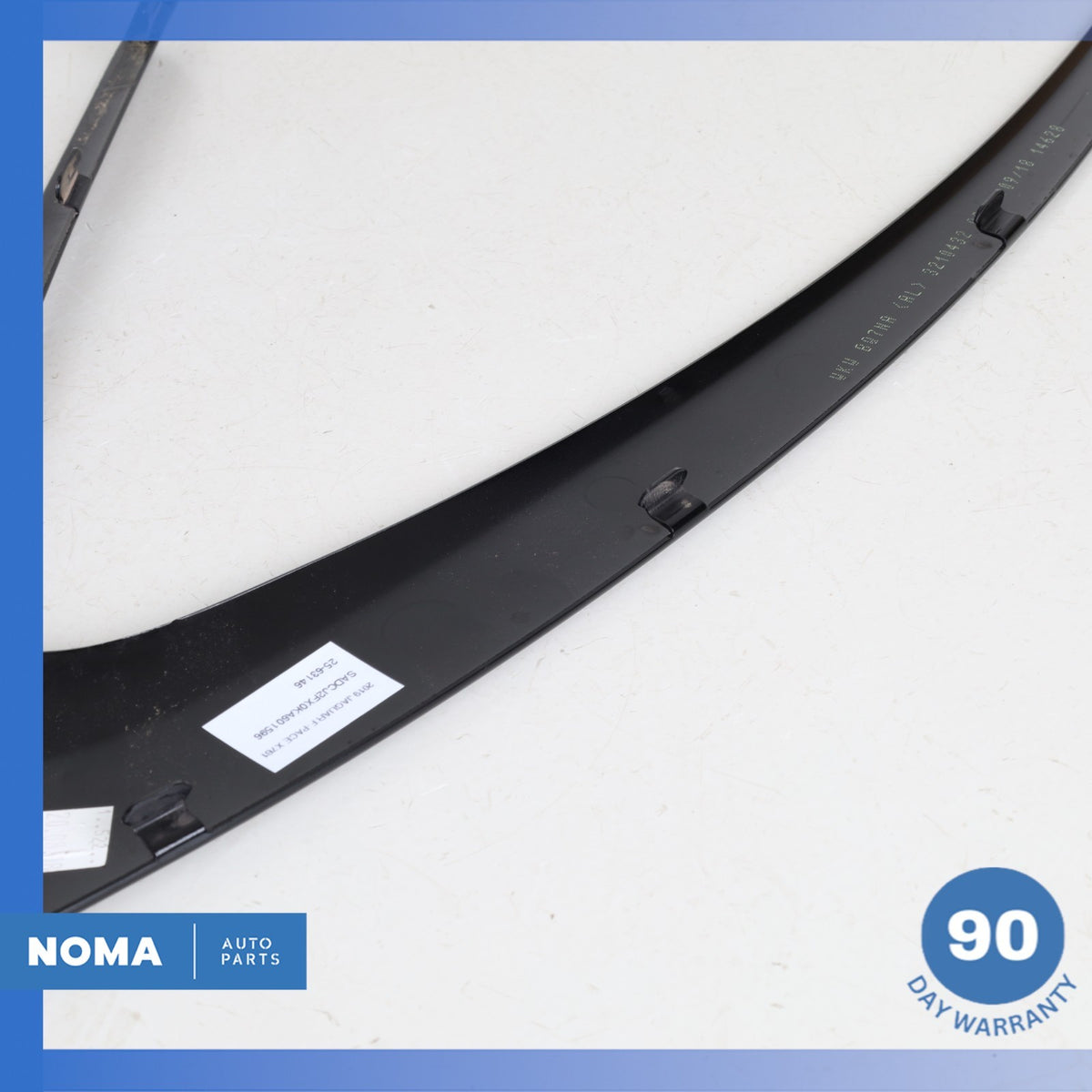 17-23 Jaguar X761 F-Pace Rear Right Side Quarter Door Window Molding Black OEM - photo 8