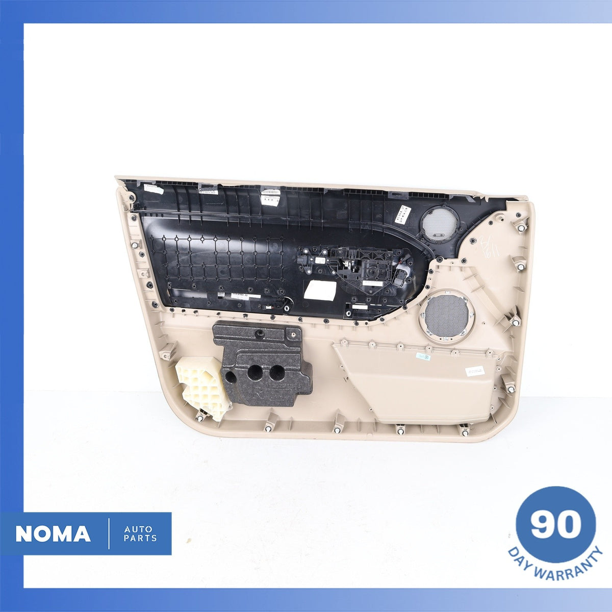 12-19 Range Rover Evoque L538 2DR Front Right Door Trim Panel Assembly Beige OEM - photo 12