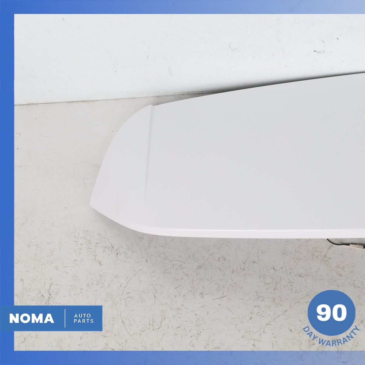 15-18 Audi 8U Q3 Rear Top Upper Lid Spoiler w/3rd Stop Lamp White OEM - photo 5