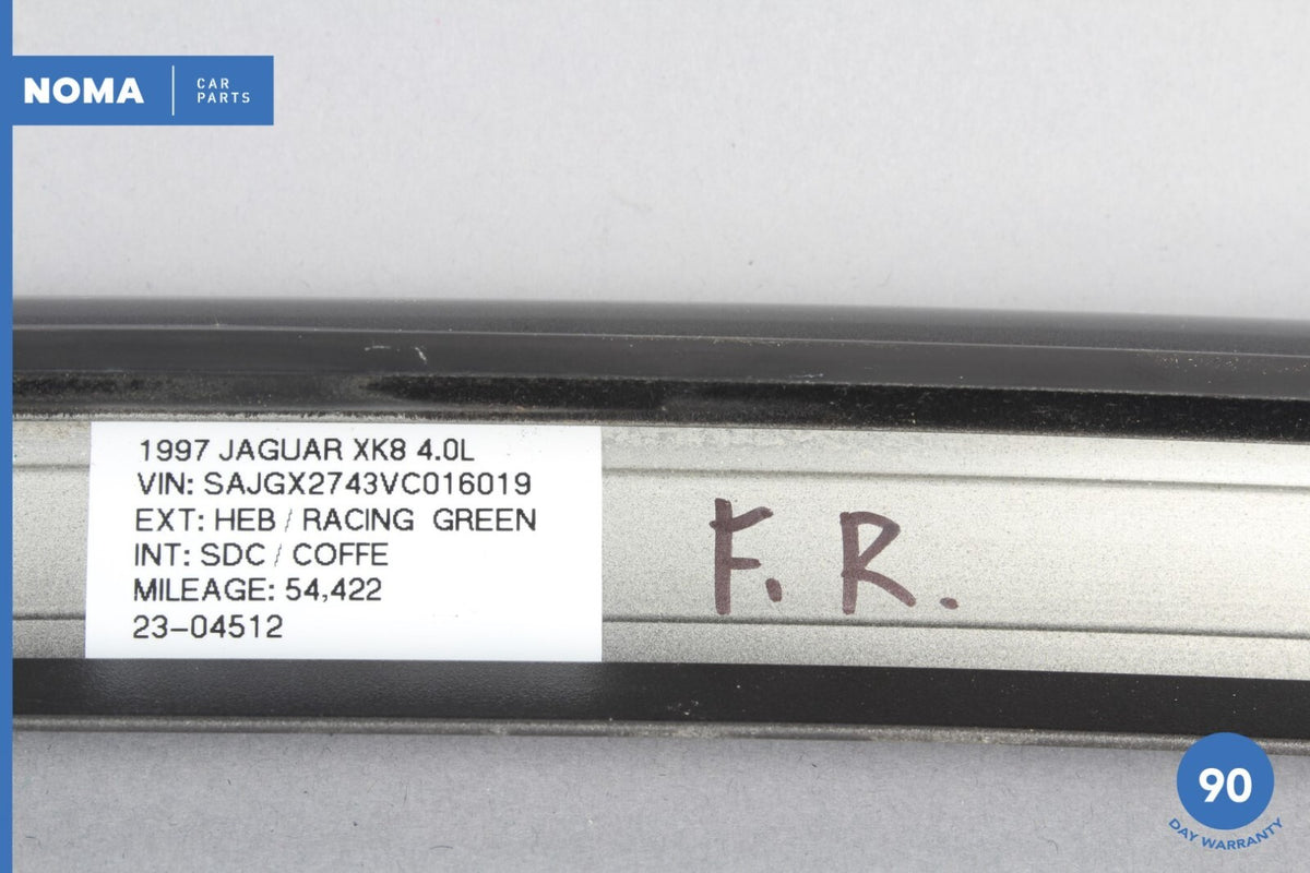 97-06 Jaguar XK8 X100 Front Right A Pillar Exterior Weatherstrip Molding OEM - photo 16