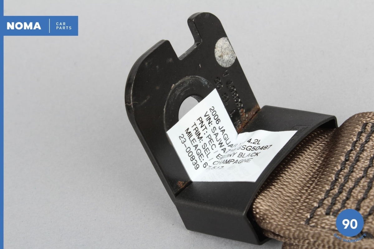 06-09 Jaguar XJ8 XJR VDP X358 Rear Left Driver Seat Belt Buckle AMB OEM - photo 8