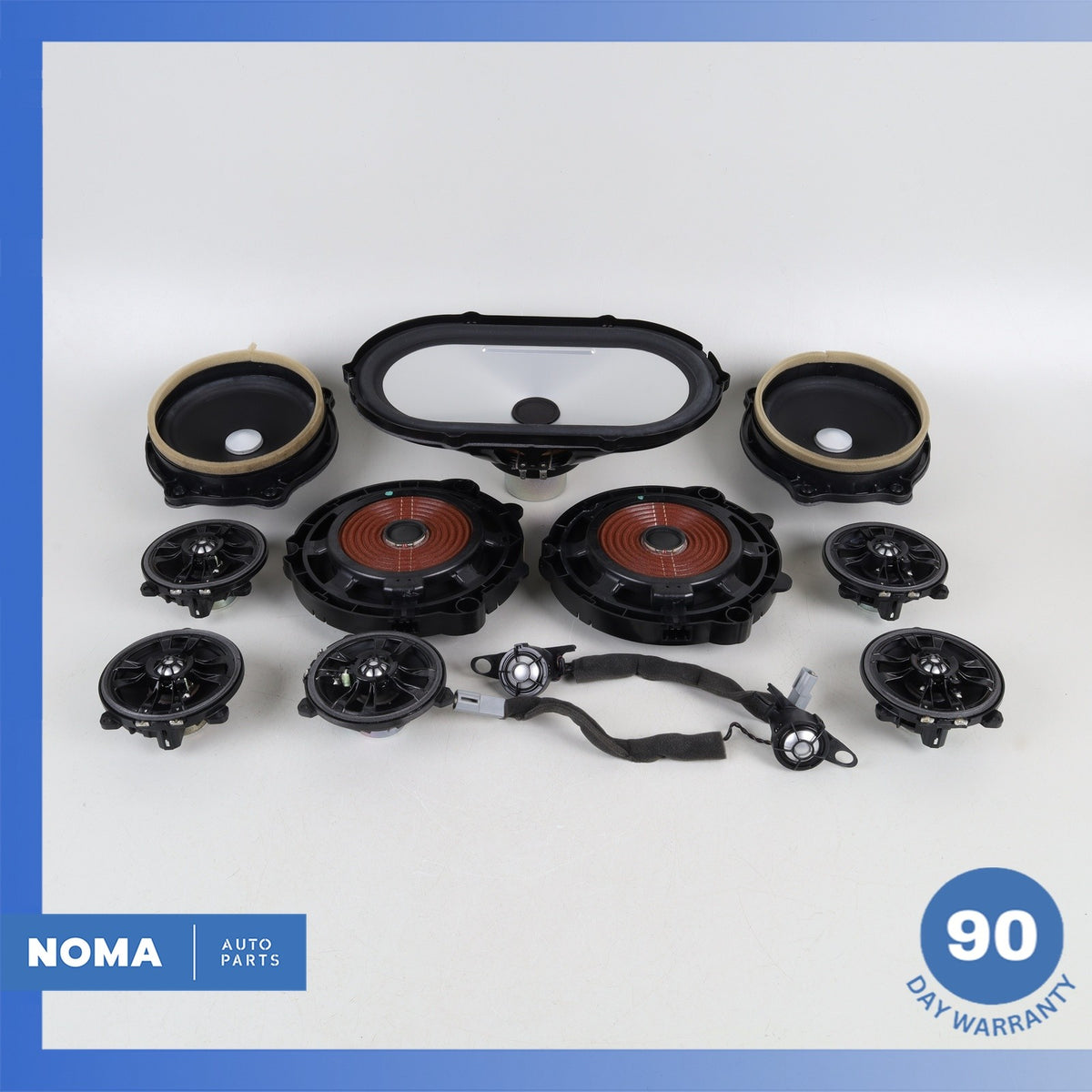 10-12 LR Range Rover L322 Harman Interior Subwoofer Tweeter Speaker set OEM - photo 2
