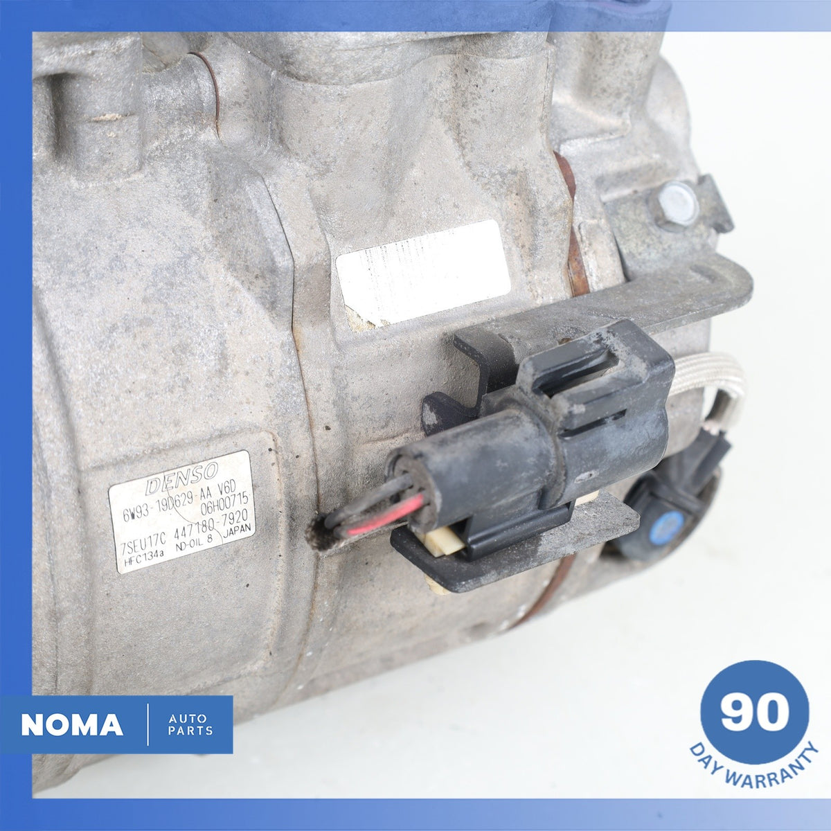 07-09 Jaguar X150 XK A/C AC Air Conditioning Compressor Clutch 6W9319D629AA OEM - photo 3