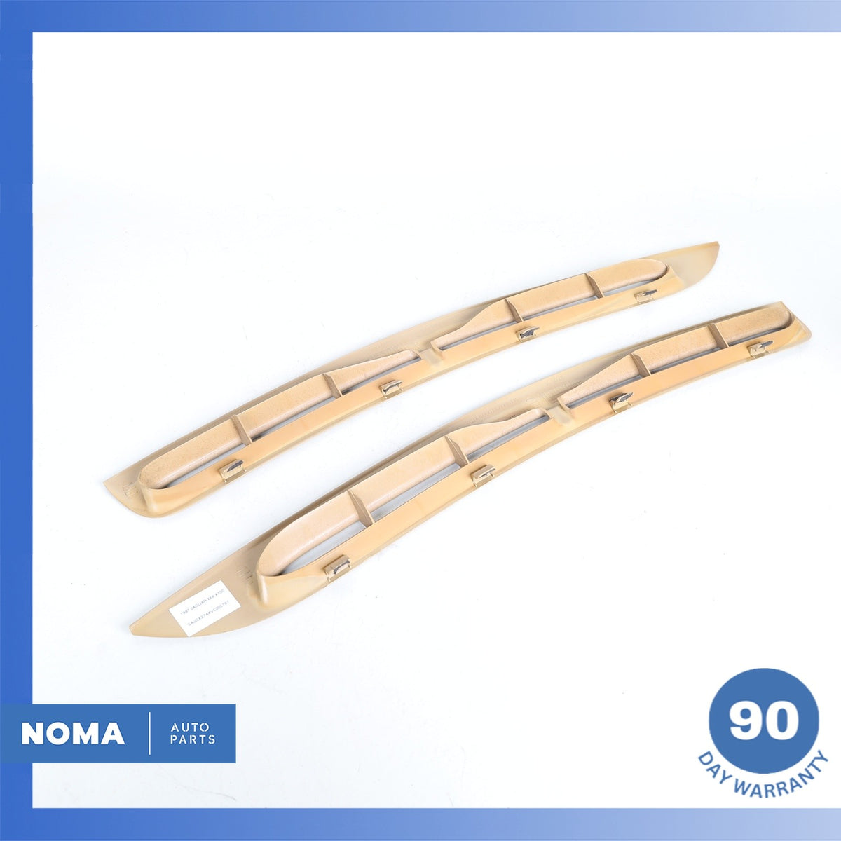 97-06 Jaguar X100 XK8 XKR Dash Windshield Air Vent Grill Grille Set Beige OEM - photo 5