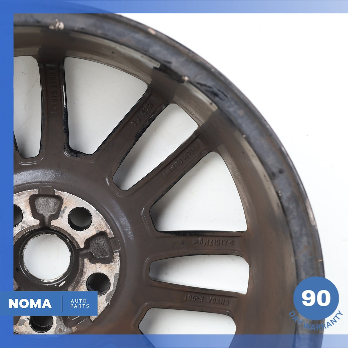 03-12 Land Rover Range Rover L322 HSE 8 x R19 19" Wheel Rim Black OEM - photo 12