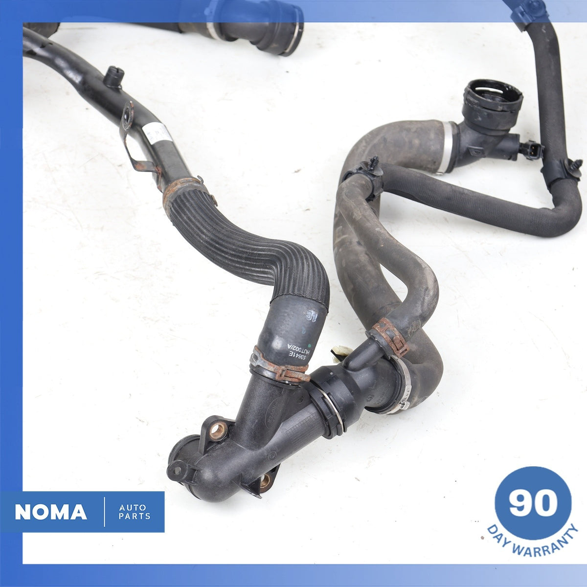 17-19 Jaguar X760 XE 2.0L Diesel Engine Radiator Thermostat Coolant Hose Set OEM - photo 14