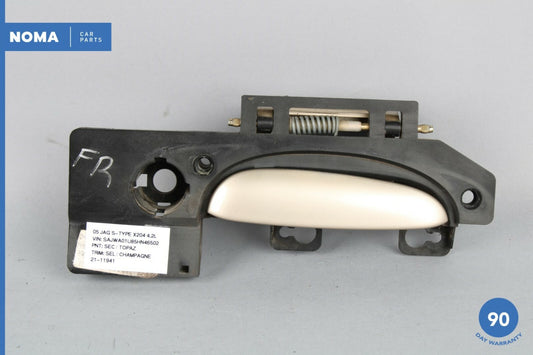 03-08 Jaguar S-Type X204 Front Right Passenger Side Exterior Door Handle SEC OEM - photo 1