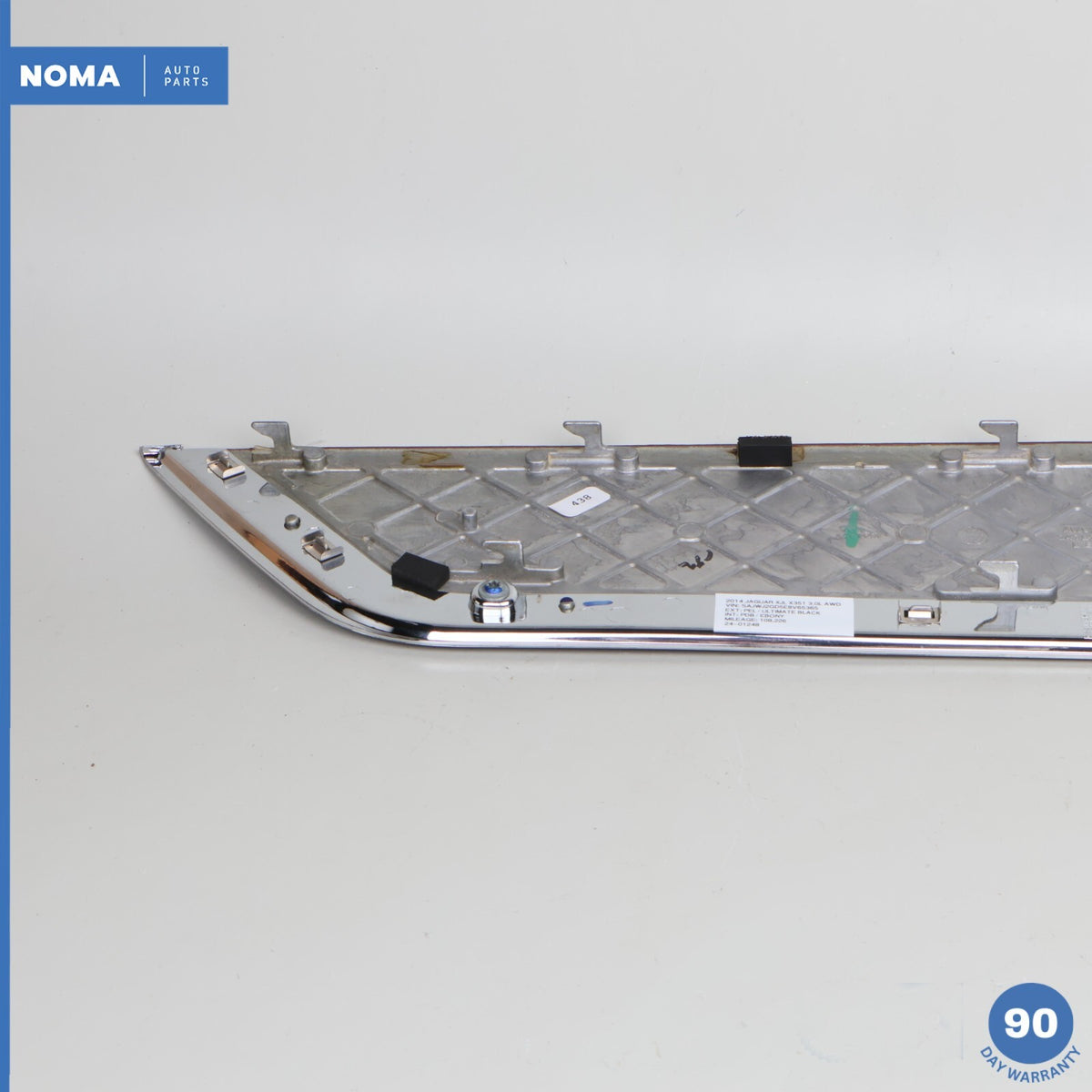 10-19 Jaguar XJL LWB Rear Right Door Interior Molding Wood Meridian Surround OEM - photo 9