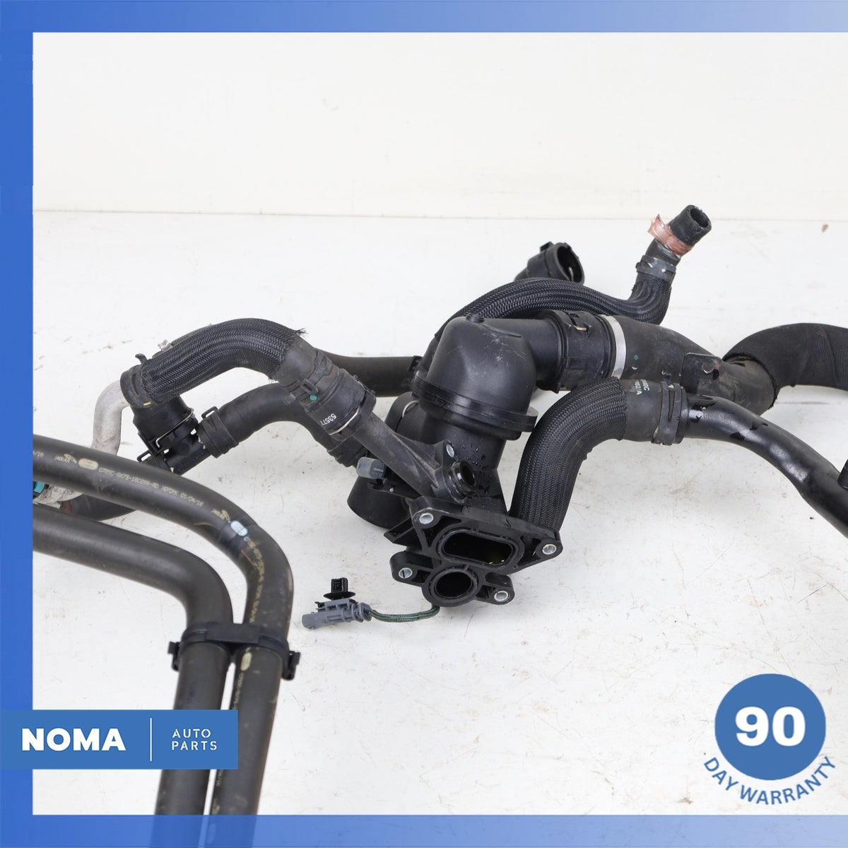 17-19 Jaguar X760 XE 2.0L Diesel Engine Radiator Thermostat Coolant Hose Set OEM - photo 16