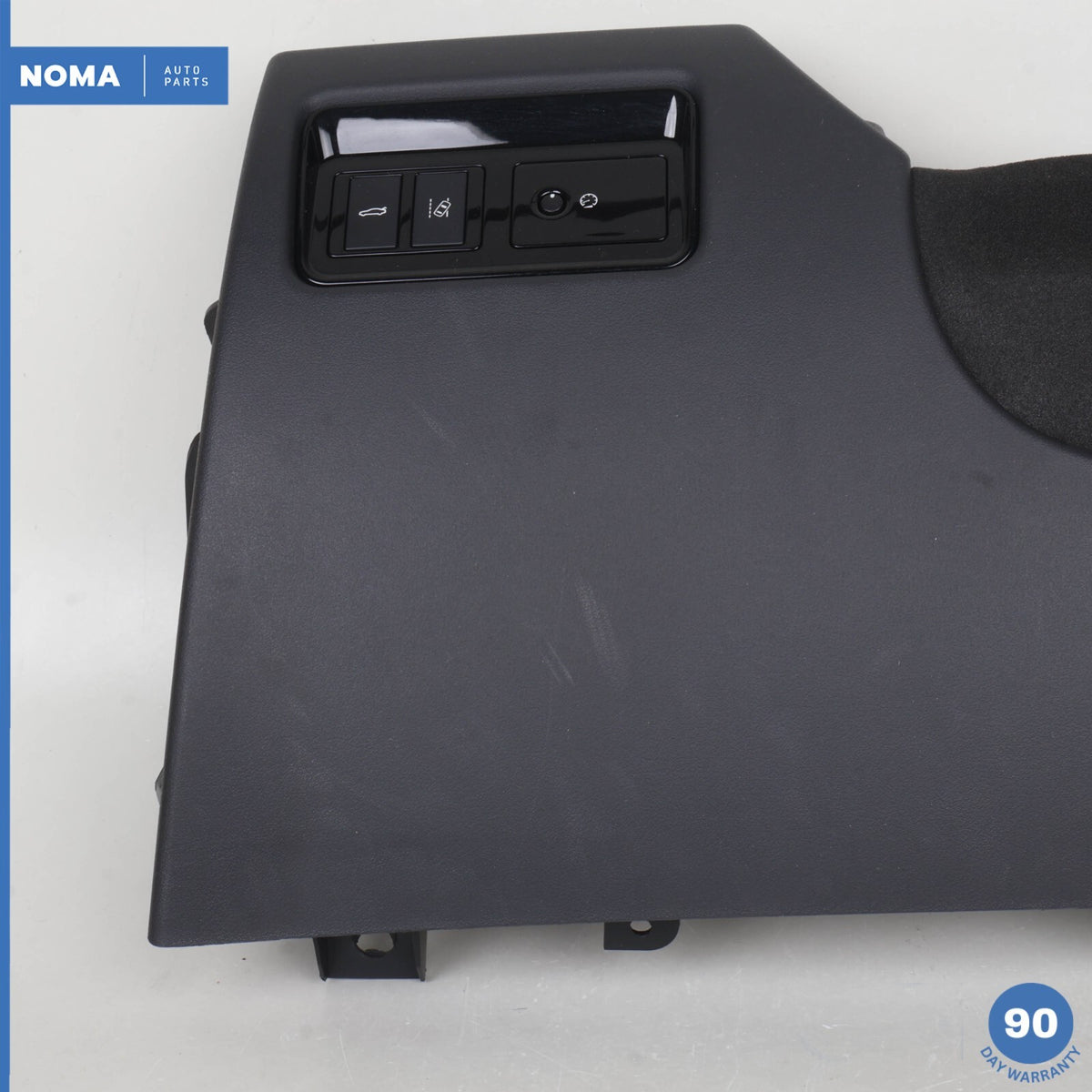 16-21 Jaguar X260 XF Left Driver Side Dash Knee Lower Cover w/Switches Black OEM - photo 4