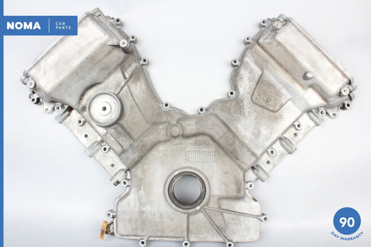 00-03 Jaguar S-Type 4.0L V8 Engine Motor Timing Chain Cover Panel XW436019CF OEM - photo 1
