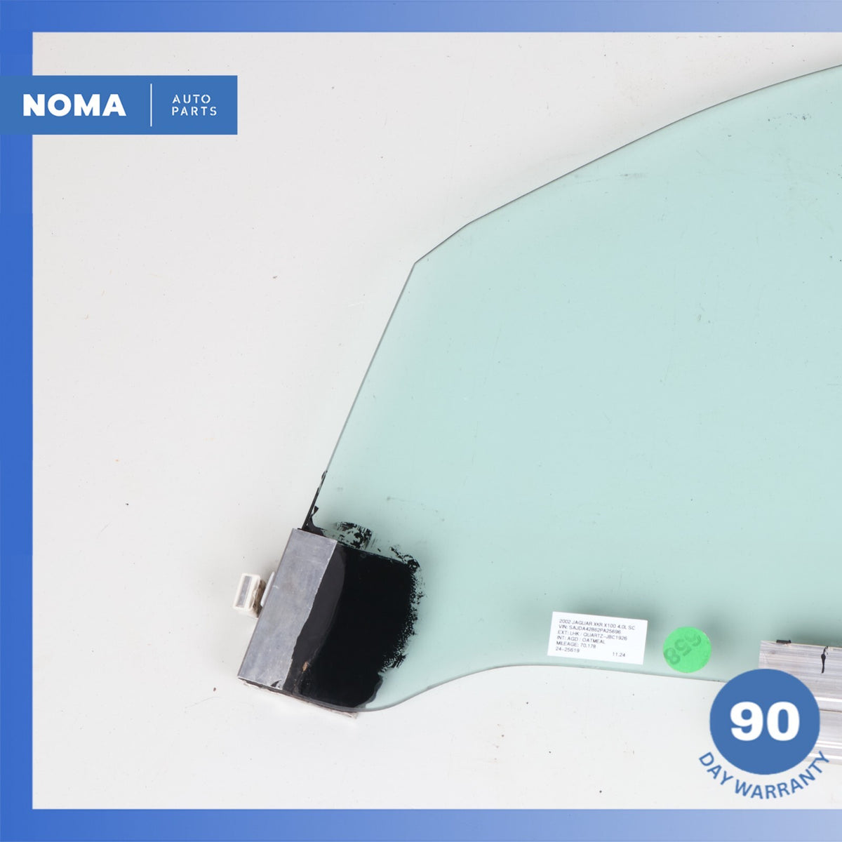 97-06 Jaguar X100 KR XK8 Convertible Front Left Driver Door Window Glass OEM - photo 4